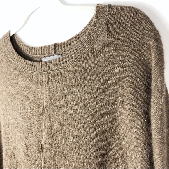 VINCE Brown Sweater Yak Hair & Wool Long Sleeve - Picture 5 of 10